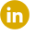 LinkedIn Icon in Gold