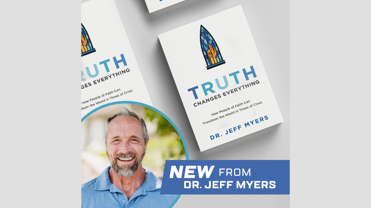 75% of young adults don’t know their purpose in life and that’s why almost half feel hopeless. Dr. Jeff Myers reminds us that truth exists and can be known because Jesus is truth and he has revealed himself to us.